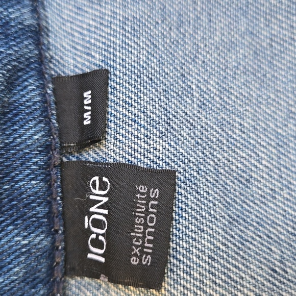 Icone Urban Chic Fashion Jean Jumpsuit Long Sleeve - Picture 6 of 7